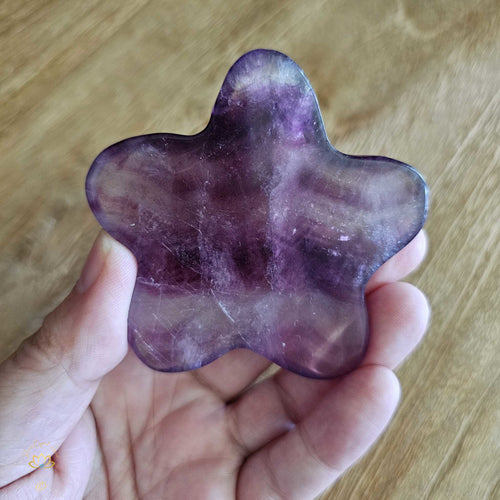 Purple Fluorite Smiling Star | 120gms