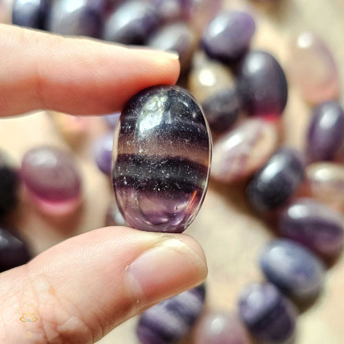 Purple Fluorite Tumbled Stones