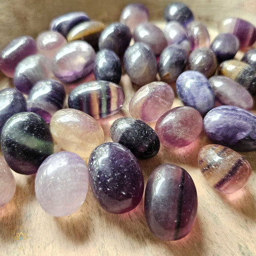 Purple Fluorite Tumbled Stones