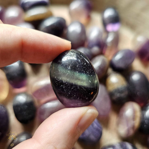 Purple Fluorite Tumbled Stones