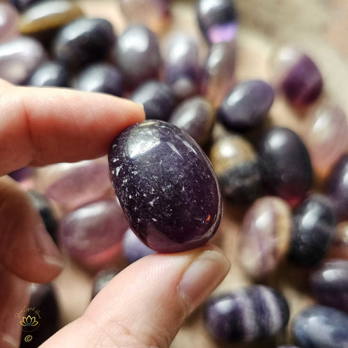 Purple Fluorite Tumbled Stones