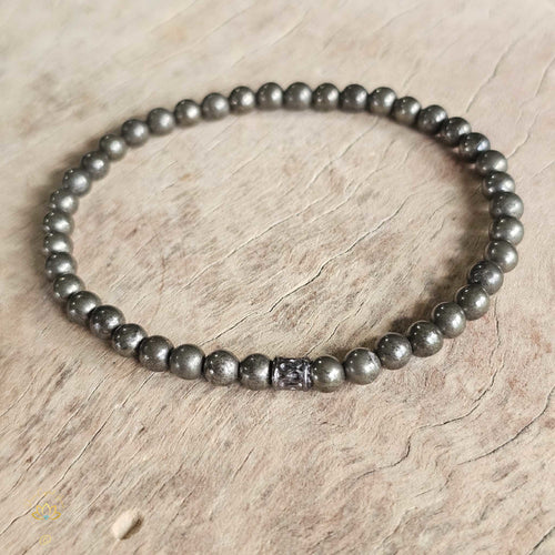 Pyrite Bracelet | 6mm Beads