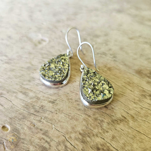 Pyrite Earrings | Amplify Your Intentions