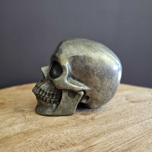 Pyrite Skull | Guardian of Abundance