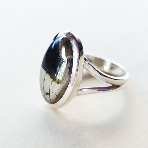 Pyrite & Magnetite Ring | Bold Statement