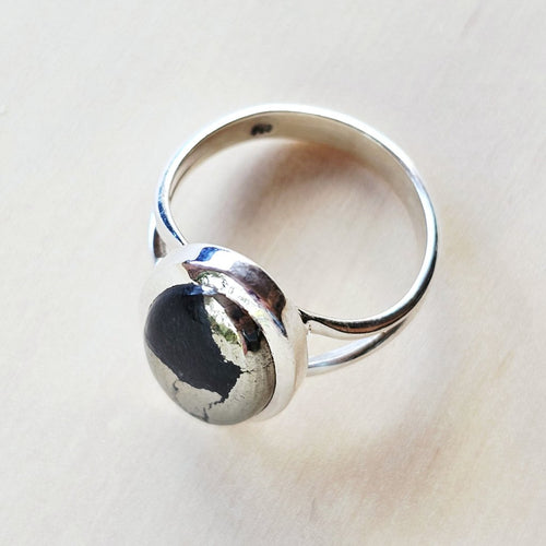 Pyrite & Magnetite Ring | Bold Statement