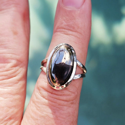Pyrite & Magnetite Ring | Bold Statement