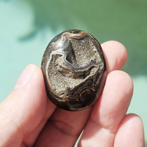 Pyritised Septarian Cabochon | 19gms