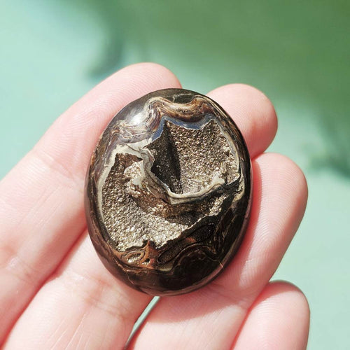 Pyritised Septarian Cabochon | 19gms