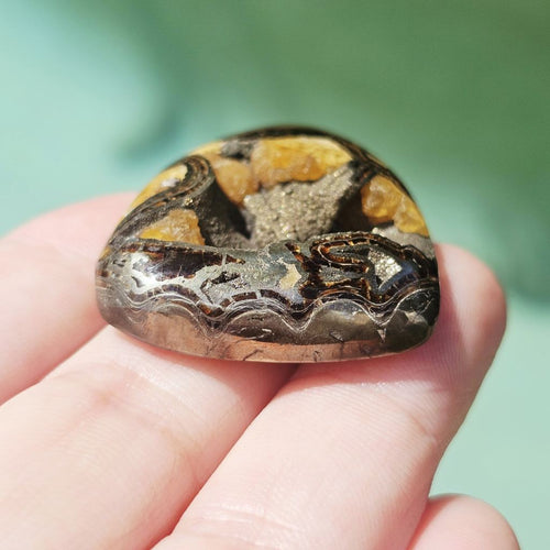Pyritised Septarian Cabochon | 21gms