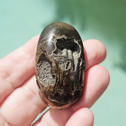 Pyritised Septarian Cabochon | 26gms