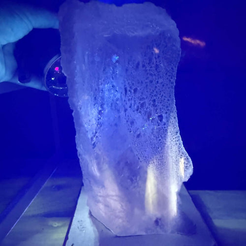 Qinglong Mine Fluorescent Selenite | Looking Glass