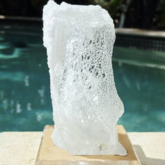 Qinglong Mine Fluorescent Selenite | Looking Glass