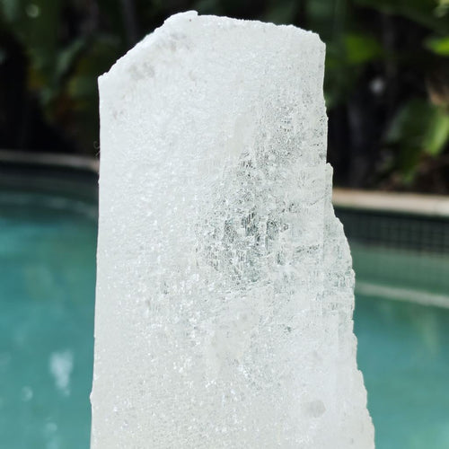 Qinglong Mine Fluorescent Selenite | Looking Glass