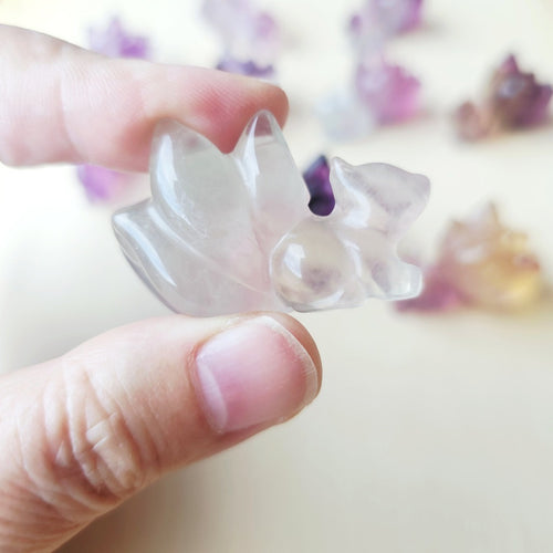 Rainbow Fluorite 9 Tail Foxes| The 9 Tails Collective