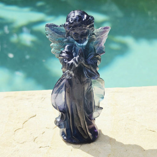 Rainbow Fluorite Angel | Angel Of Harmony