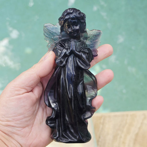 Rainbow Fluorite Angel | Angel Of Harmony