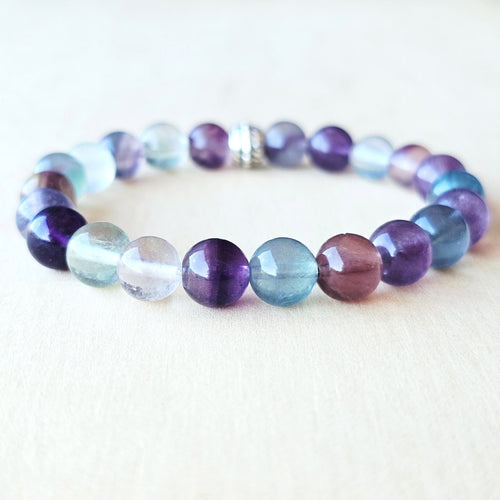 Rainbow Fluorite Bracelet | Rainbow Clarity