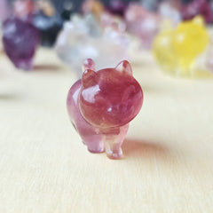Rainbow Fluorite Cats | Rainbow Mystics