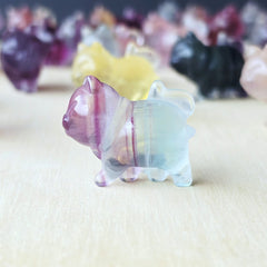 Rainbow Fluorite Cats | Rainbow Mystics