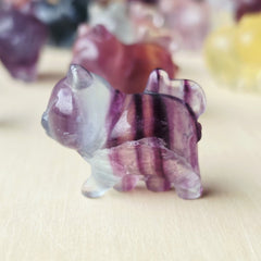 Rainbow Fluorite Cats | Rainbow Mystics