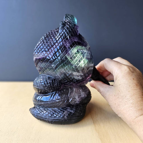 Rainbow Fluorite Cobra | Serpent Of The Spectrum