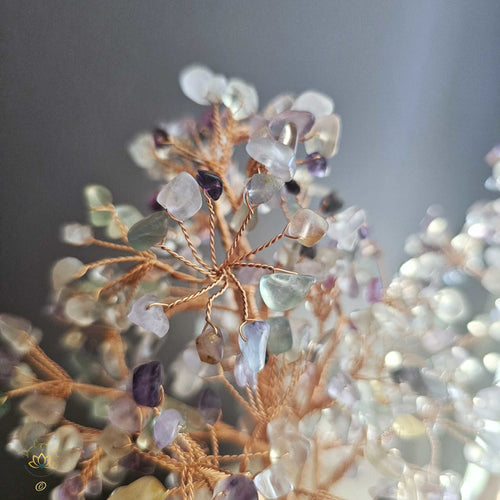 Rainbow Fluorite Crystal Tree | Clarity