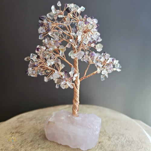 Rainbow Fluorite Crystal Tree | Clarity