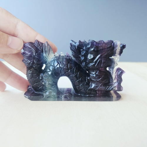 Rainbow Fluorite Dragon | 267gms