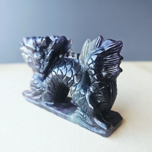 Rainbow Fluorite Dragon | 267gms