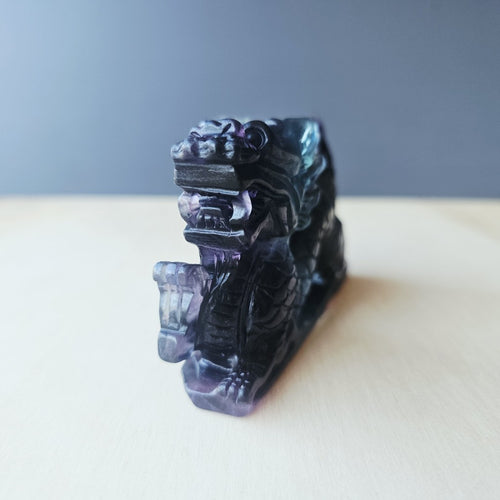 Rainbow Fluorite Dragon | 271gms