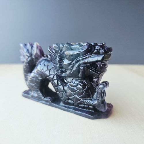 Rainbow Fluorite Dragon | 271gms