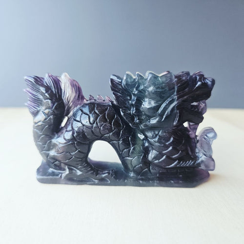 Rainbow Fluorite Dragon | 271gms
