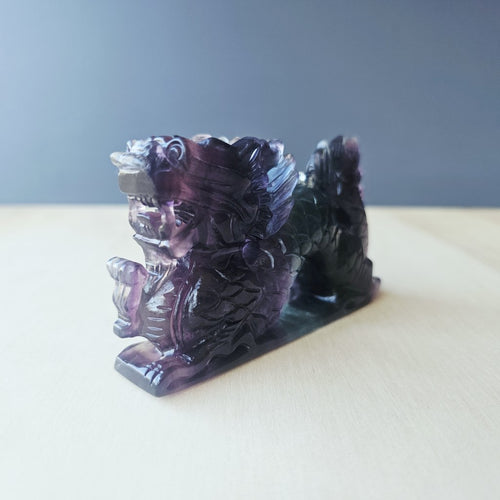 Rainbow Fluorite Dragon | 294gms