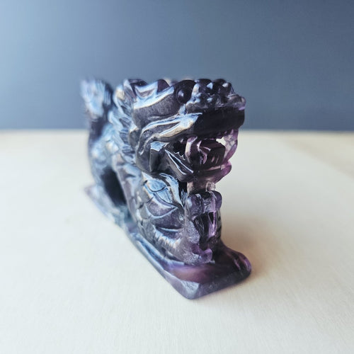 Rainbow Fluorite Dragon | 294gms