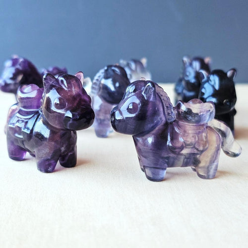 Rainbow Fluorite Horse | The Prosperity Keeper