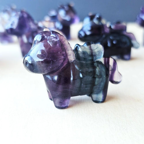 Rainbow Fluorite Horse | The Prosperity Keeper