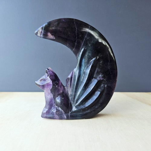 Rainbow Fluorite Nine Tail Fox | Rainbow Evolution