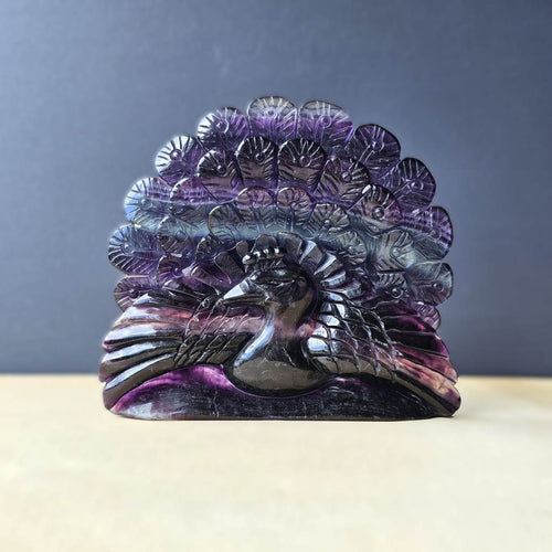 Rainbow Fluorite Peacock | Bird Guardian Of Clarity