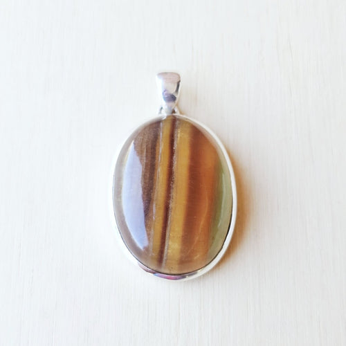 Rainbow Fluorite Pendant | Calm & Aligned