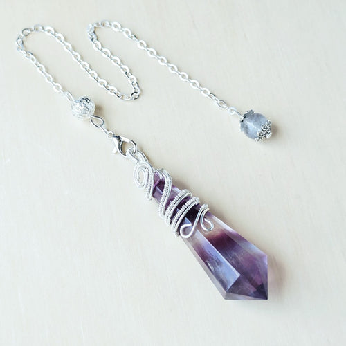 Rainbow Fluorite Pendulum | Intuitive Work