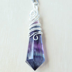 Rainbow Fluorite Pendulum | Intuitive Work