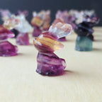 Rainbow Fluorite Reindeers | Colourful Christmas