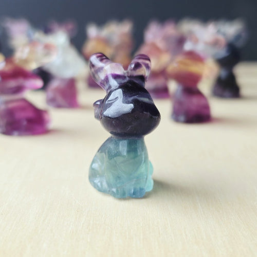 Rainbow Fluorite Reindeers | Colourful Christmas