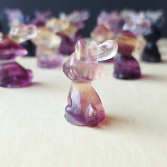 Rainbow Fluorite Reindeers | Colourful Christmas
