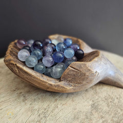 Rainbow Fluorite Tiny Spheres