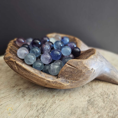 Rainbow Fluorite Tiny Spheres