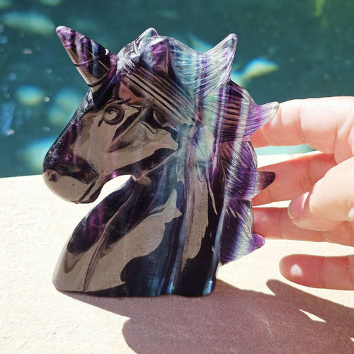 Rainbow Fluorite Unicorn | Starlight Unicorn