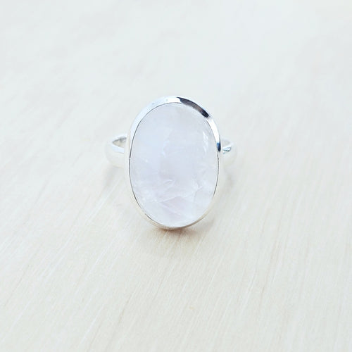 Rainbow Moonstone Ring | Rainbow Light Activation