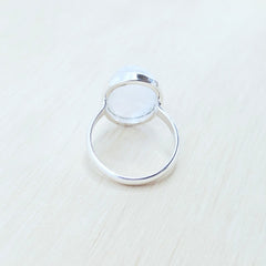 Rainbow Moonstone Ring | Rainbow Light Activation